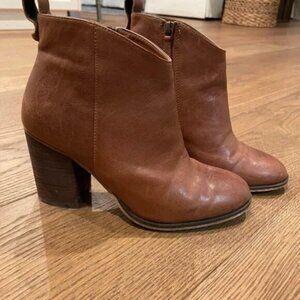 B.P. Nordstrom Cognac Ankle Booties